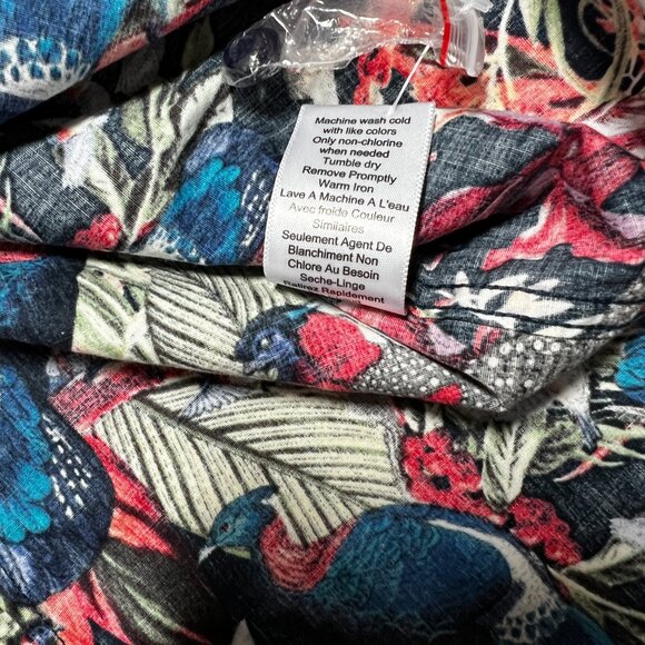 Paisley & Gray Floral/Birds Button Down Shirt Slim Fit M/16 NWOT - Picture 7 of 9